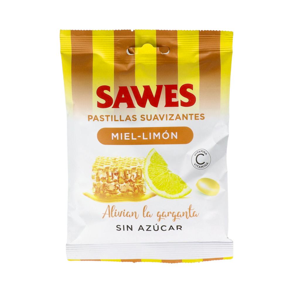 SAWES MIEL CON LIMON CARAMELOS BOLSA 50 G