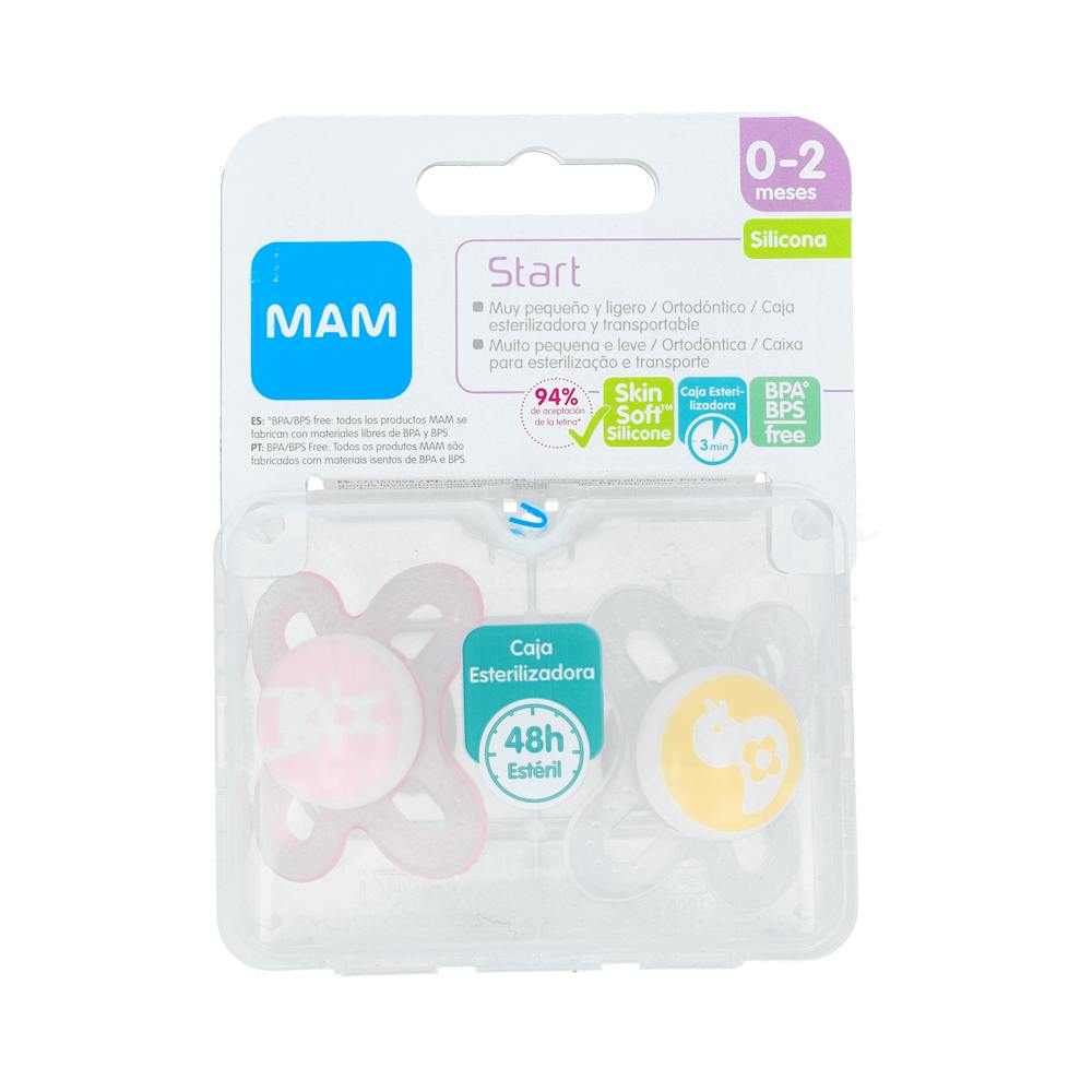 MAM CHUPETE START 02M SILICONA