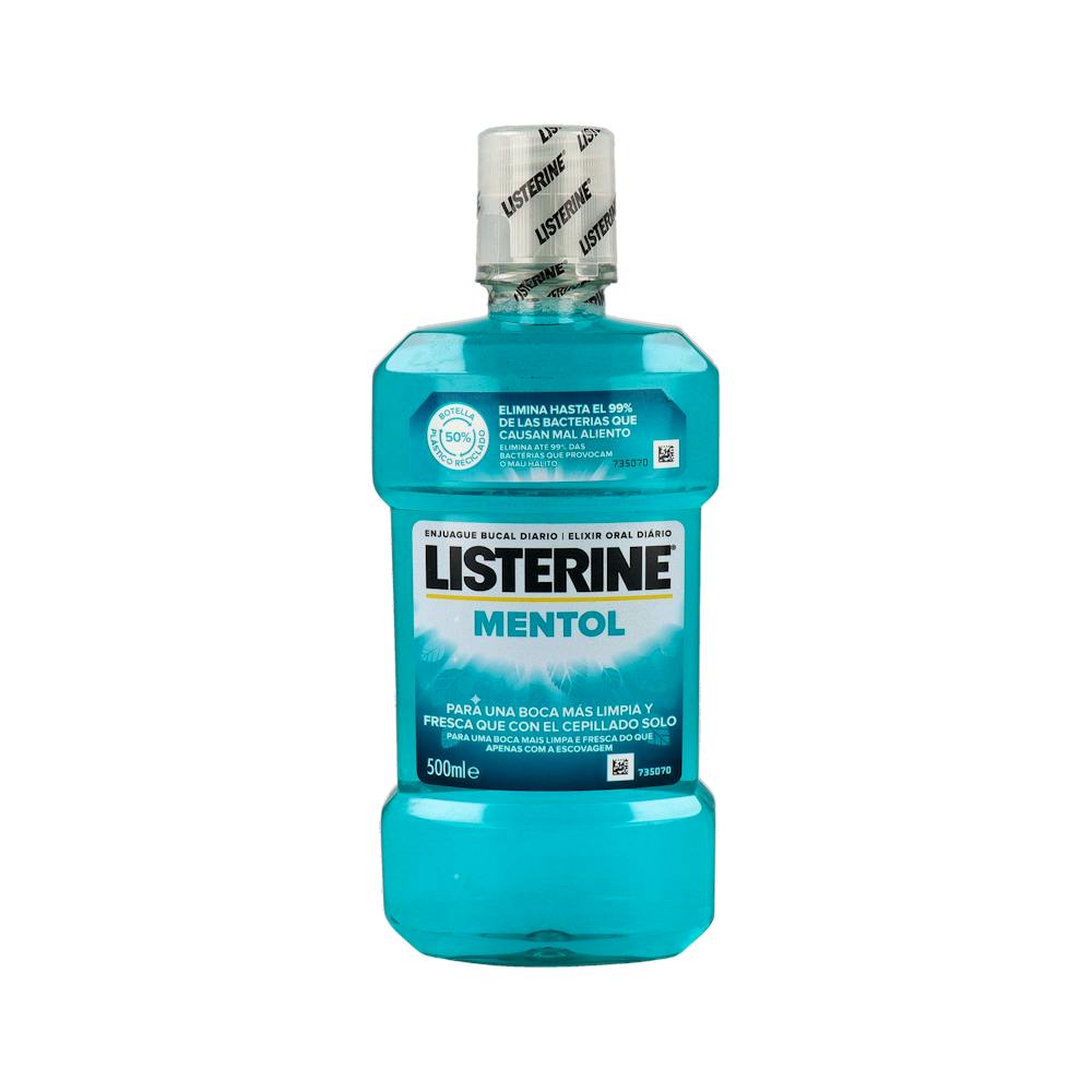 LISTERINE 1 BOTELLA 500 ML SABOR MENTOL