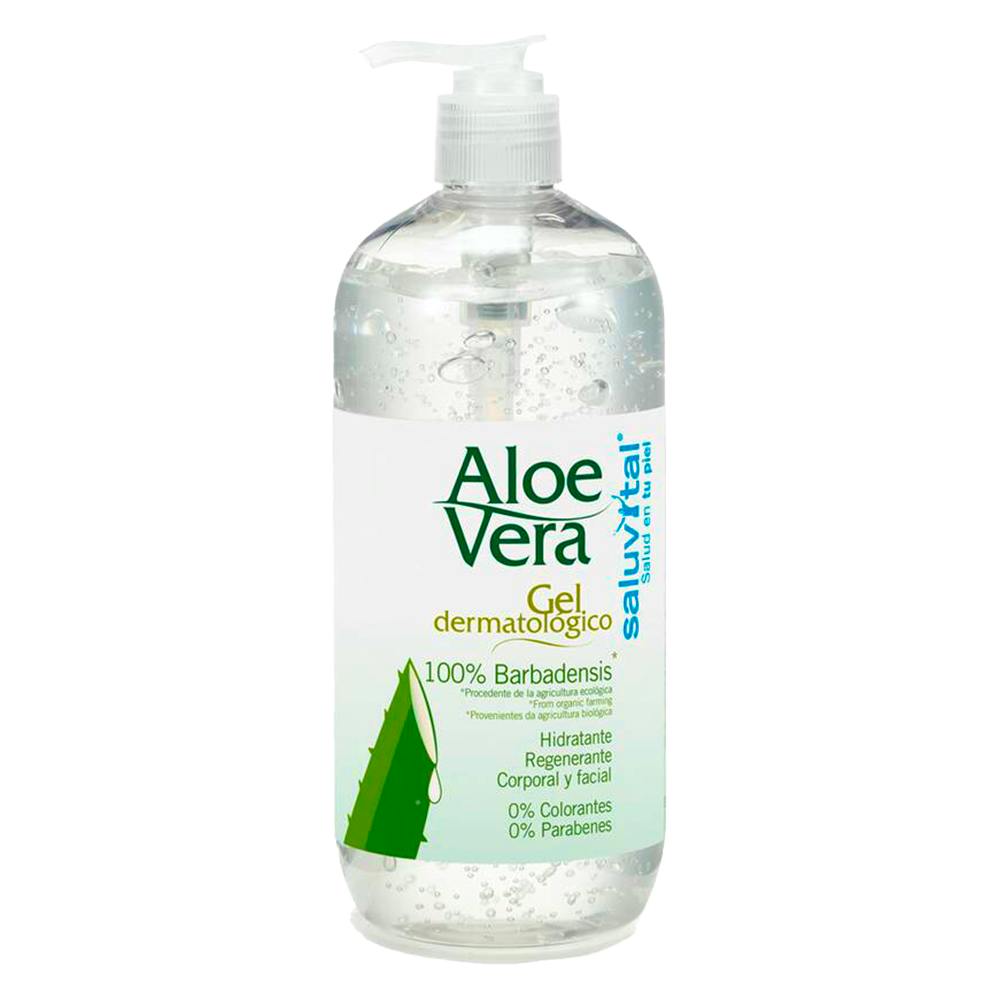 SALUVITAL GEL DERMATOLOGICO ALOE VERA 1 FRASCO 500 ML