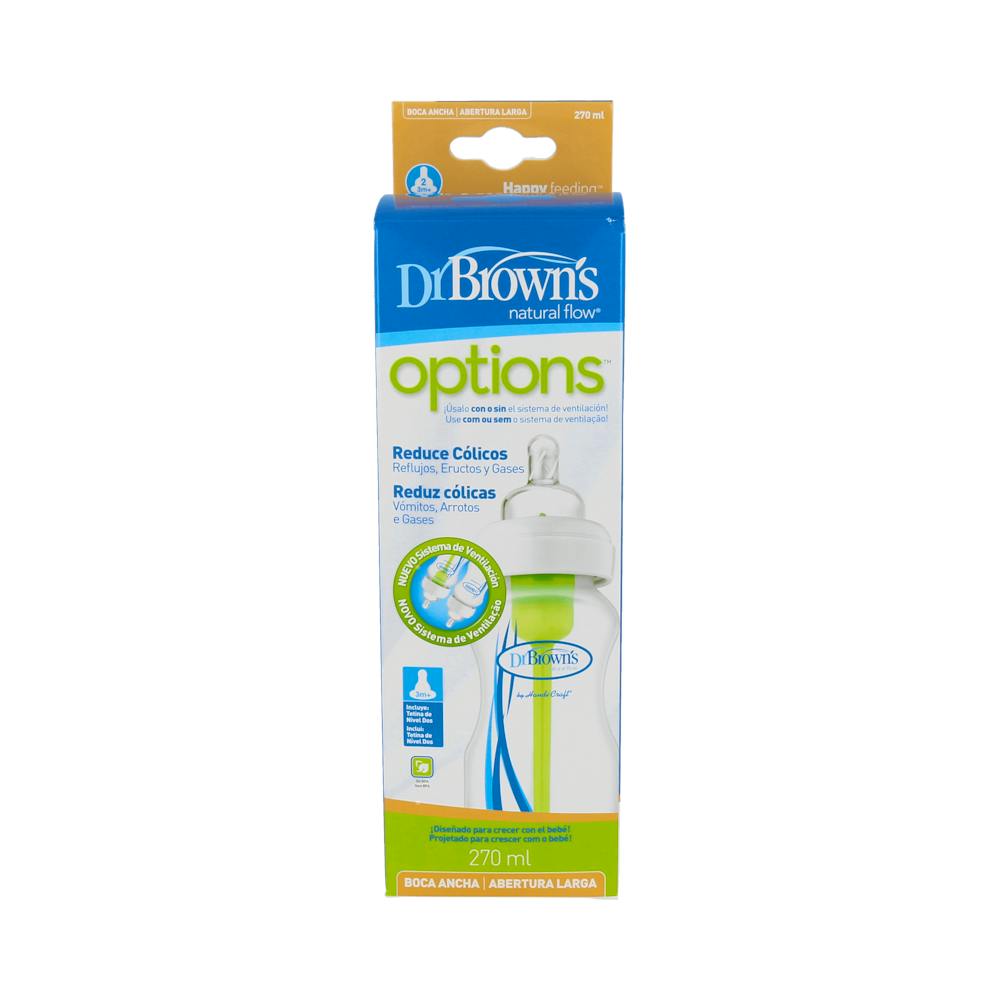 DR BROWN´S BIBERON BOCA ANCHA 270ML JIRAFA