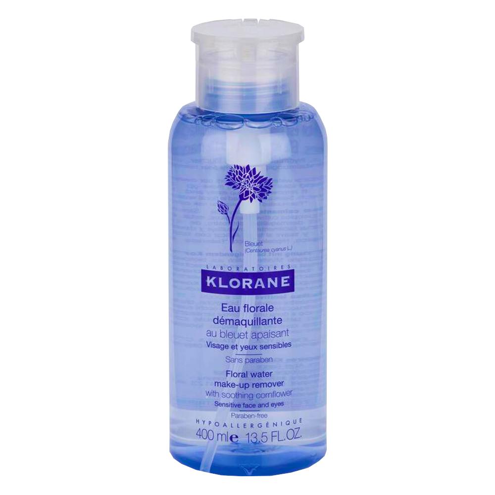 KLORANE AGUA MICELAR AL ACIANO DESMAQUILLANTE 3 EN 1 1 ENVASE 400 ML