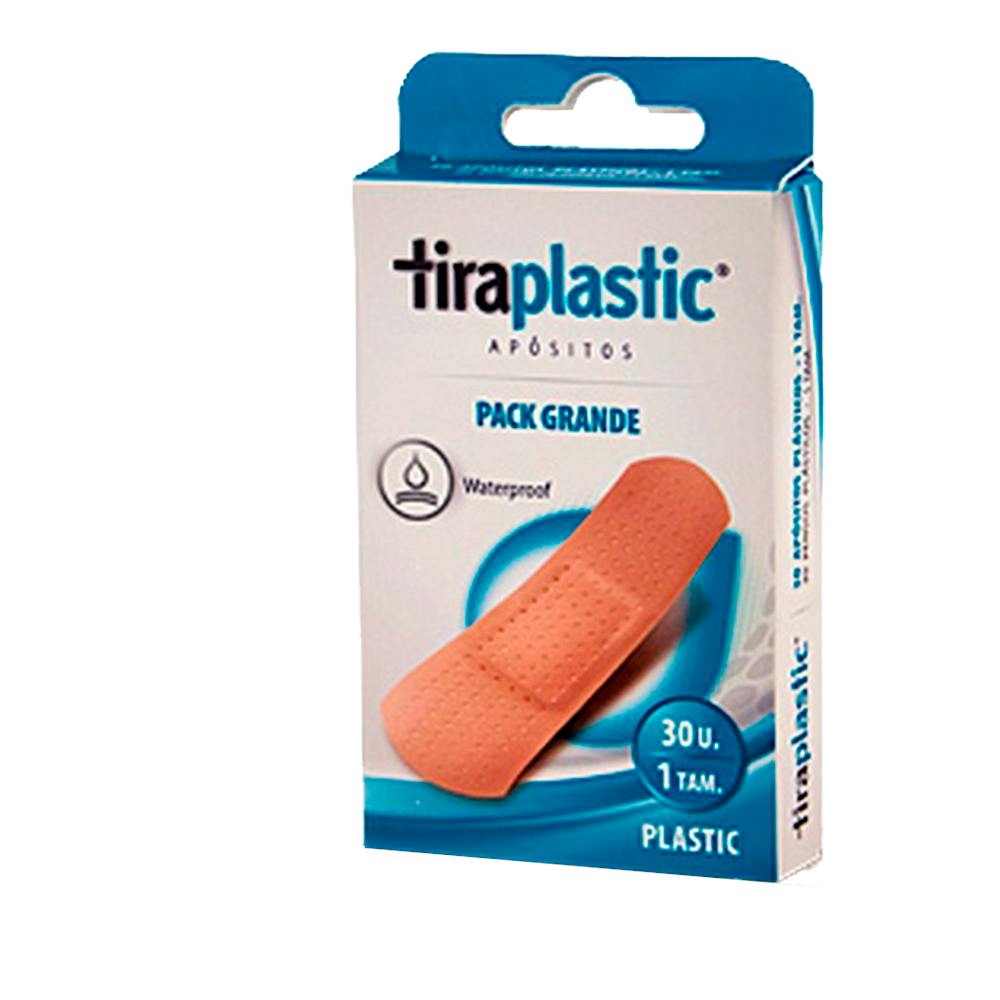 TIRAPLASTIC APOSITO ADHESIVO PE PACK GDE 30 U