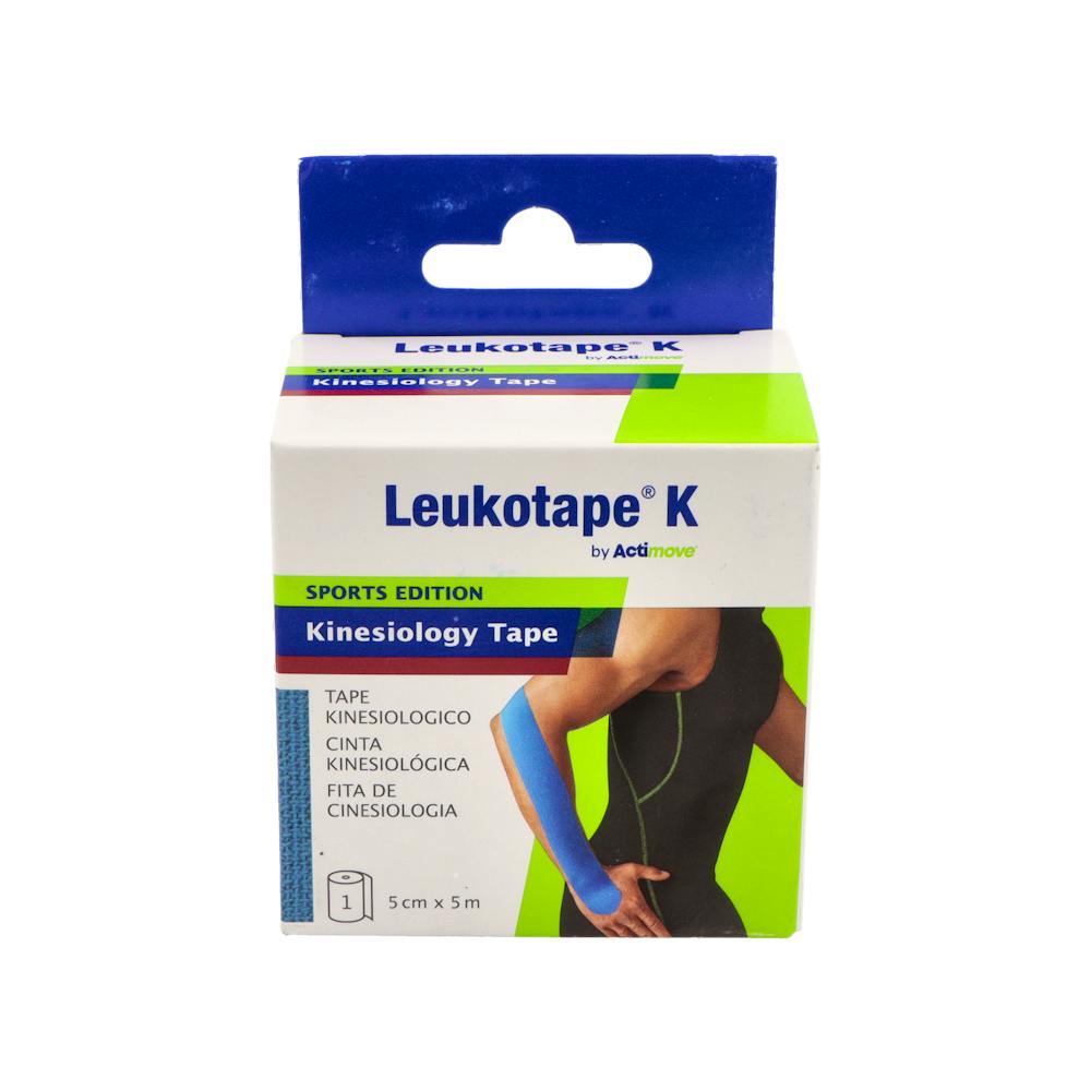 LEUKOTAPE K VENDAJE NEUROMUSCULAR TECNICA VNM AZUL 5 CM X 5 CM