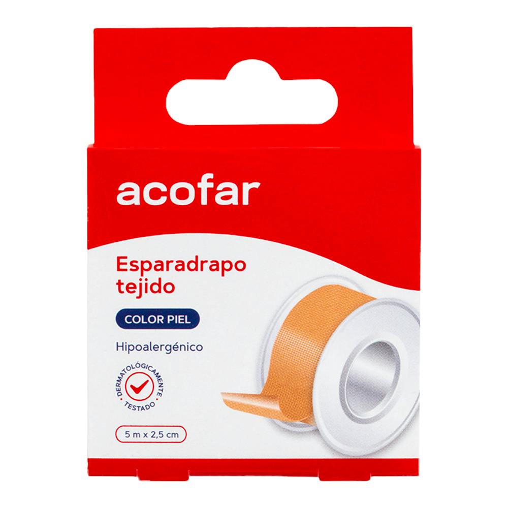 ACOFAR ESPARADRAPO TEJIDO PIEL 5X25CM