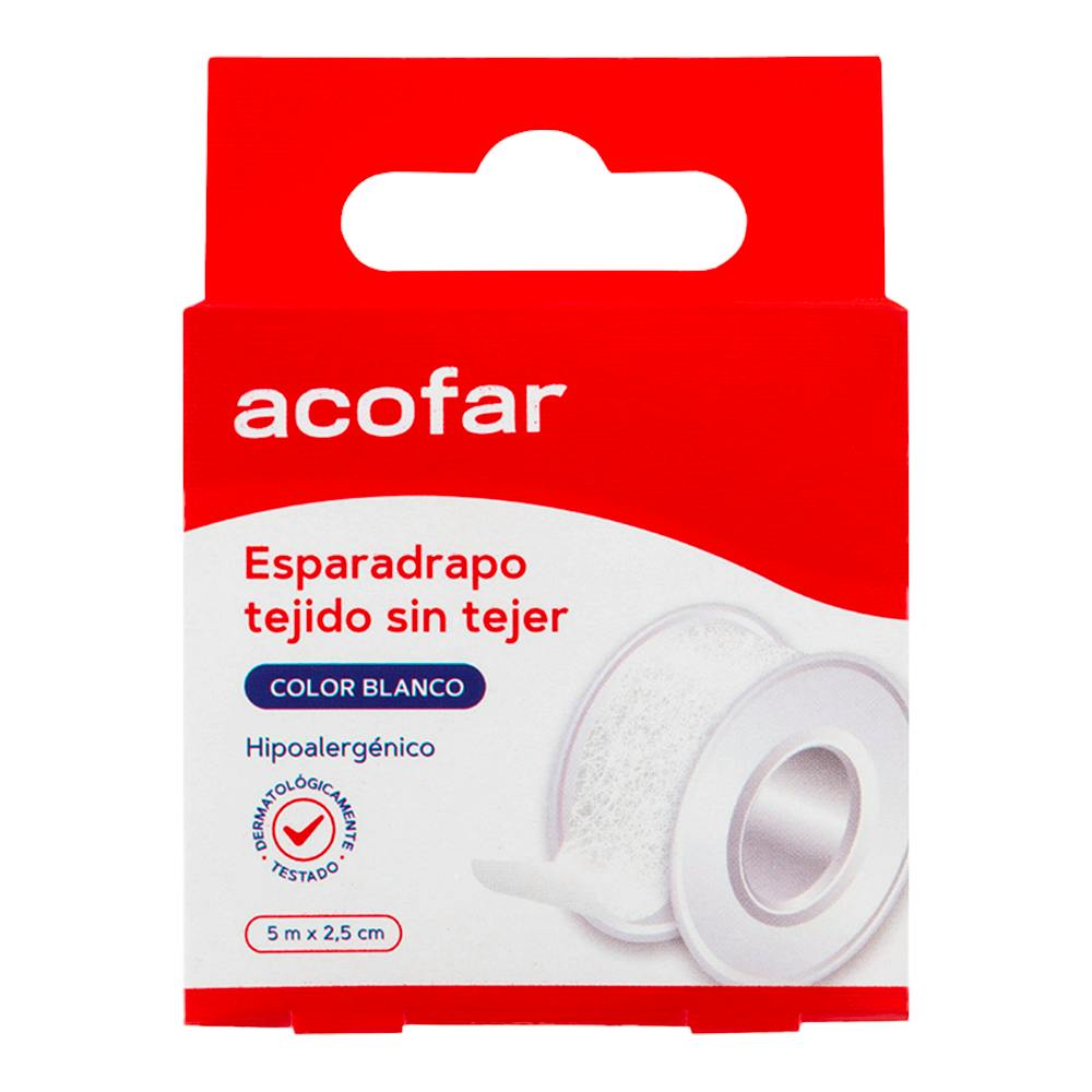 ACOFAR ESPARADRAPO TEJIDO COLOR PIEL 5 X 5 CM