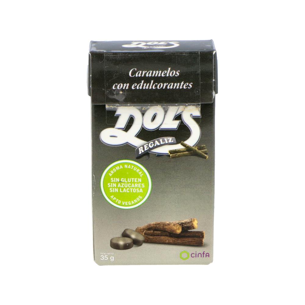 DOLS CARAMELOS SIN AZUCAR 1 CAJA 35 G SABOR REGALIZ