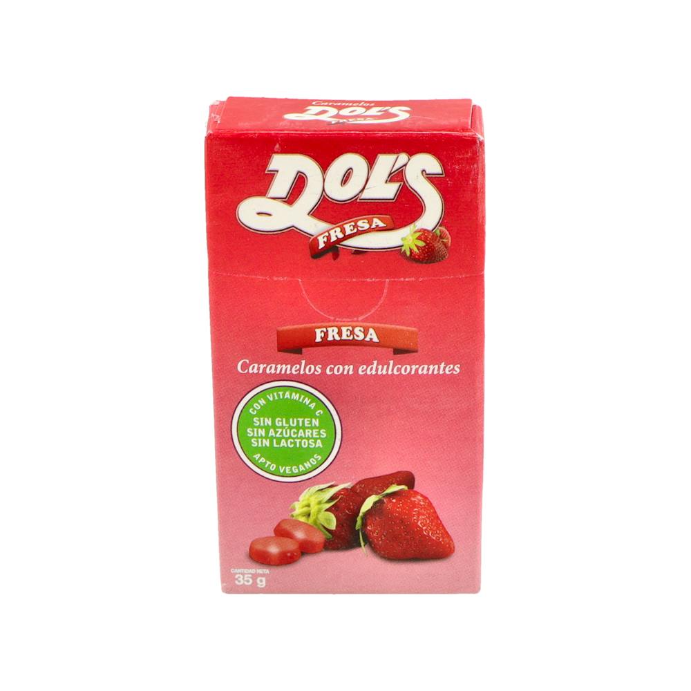 DOLS CARAMELOS SIN AZUCAR 1 CAJA 35 G SABOR FRESA