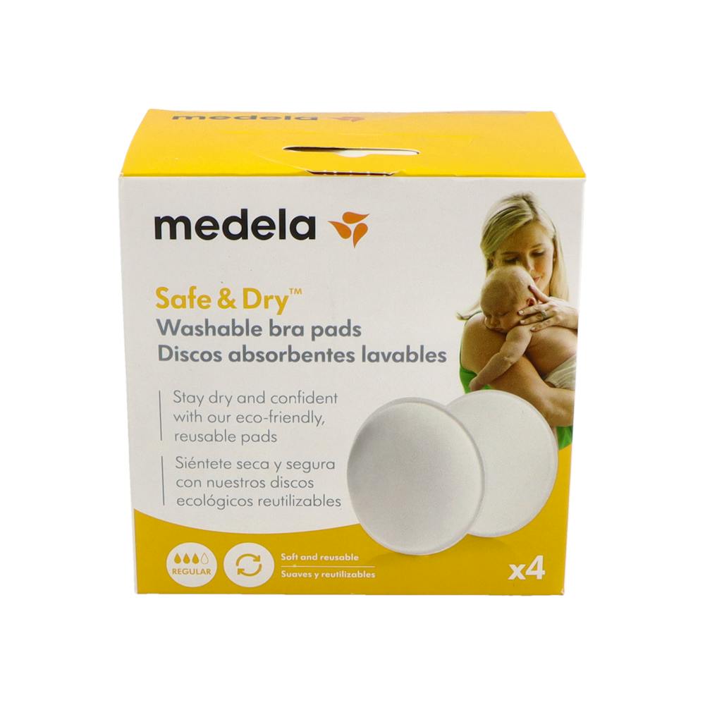 DISCOS ABSORBENTES LAVABLES 4 UNIDADES