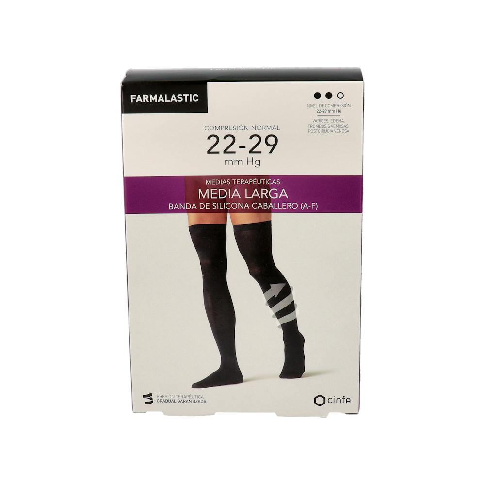 FARMALASTIC MEDIA CABALLERO LARGA (AF) COMP NORMAL T MED 2 U