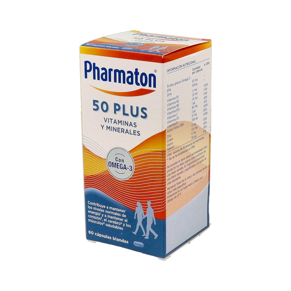PHARMATON 50 PLUS 60 CAPSULAS