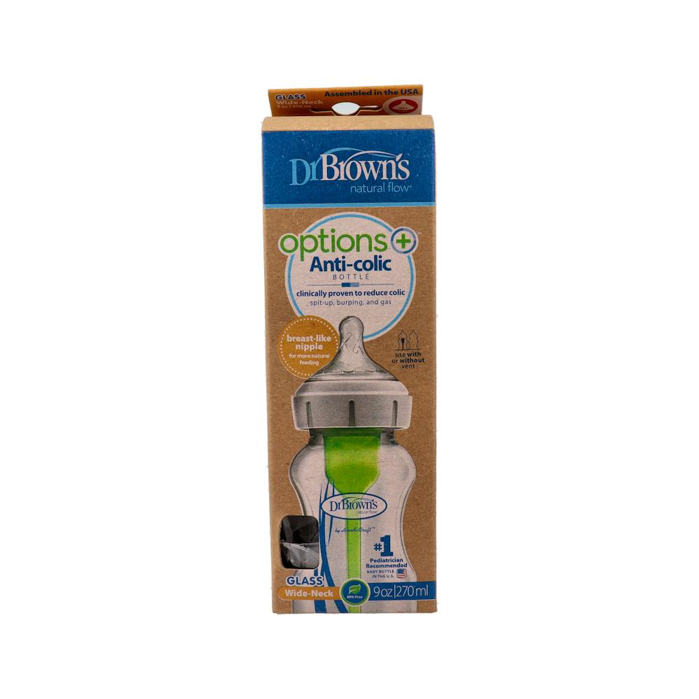DR BROWN´S BIBERON CRISTAL BOCA ANCHA 270ML