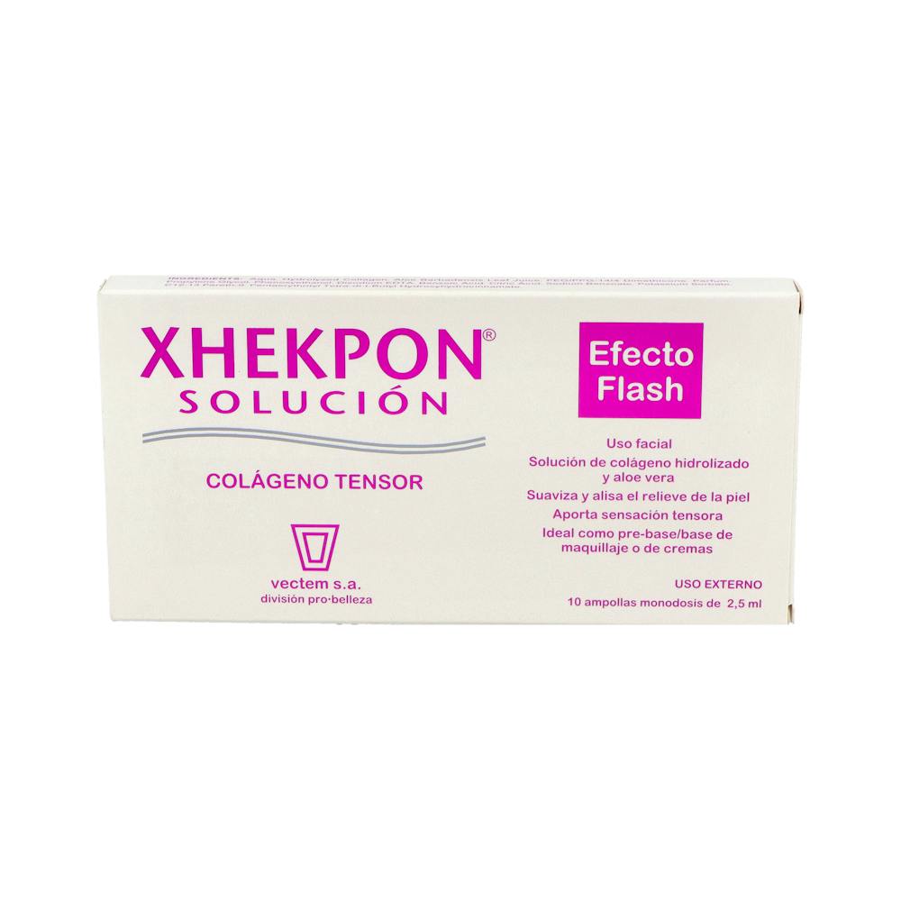 XHEKPON SOLUCION MONODOSIS 25 ML 10 AMP