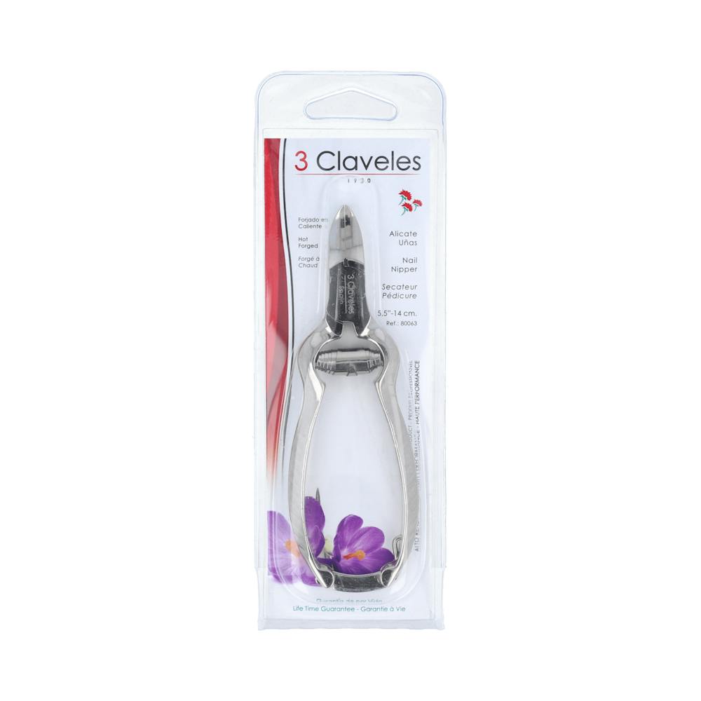 ALICATE PEDICURA 14 CM 3 CLAVELES