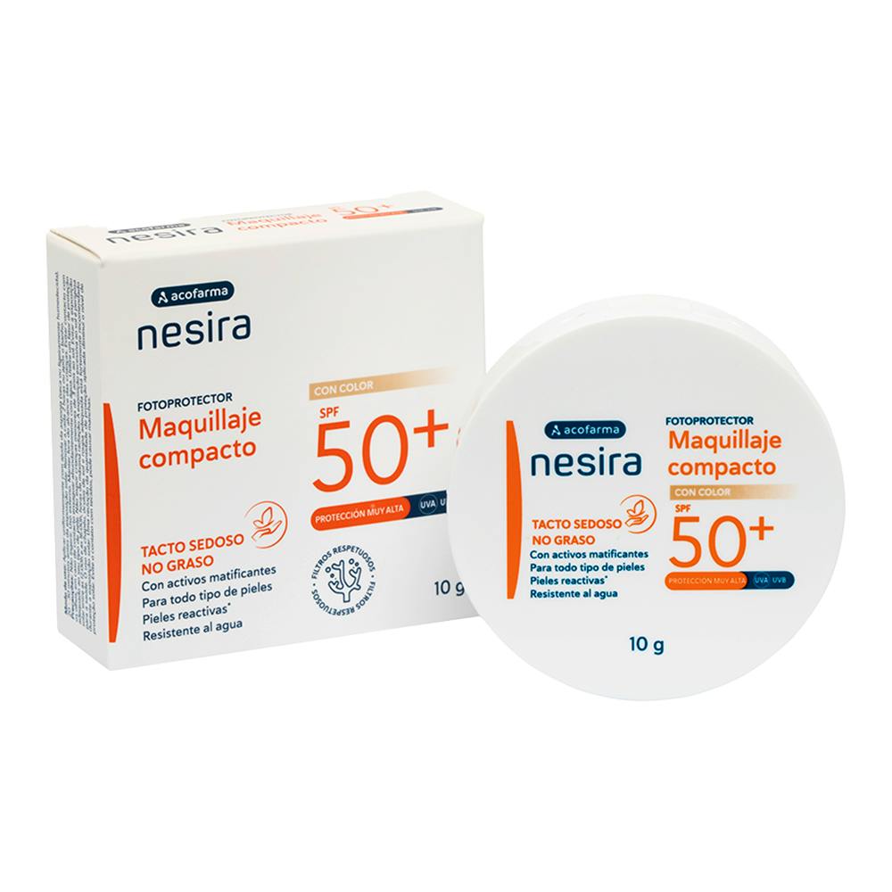 ACOFARDERM SPF 50+ MAQUILLAJE COMPACTO 1 ENVASE 10 G