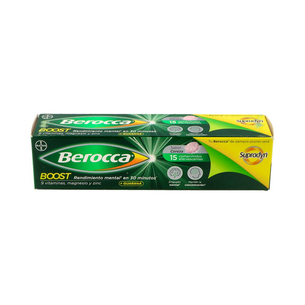 BEROCCA BOOST 15 COMPRIMIDOS EFERVESCENTES