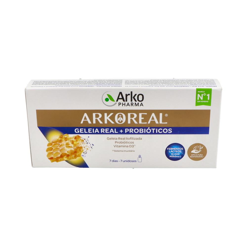 ARKOPROBIOTICS ENERGIA Y DEFENSAS JALEA REAL ADULTOS 7 UNIDOSIS