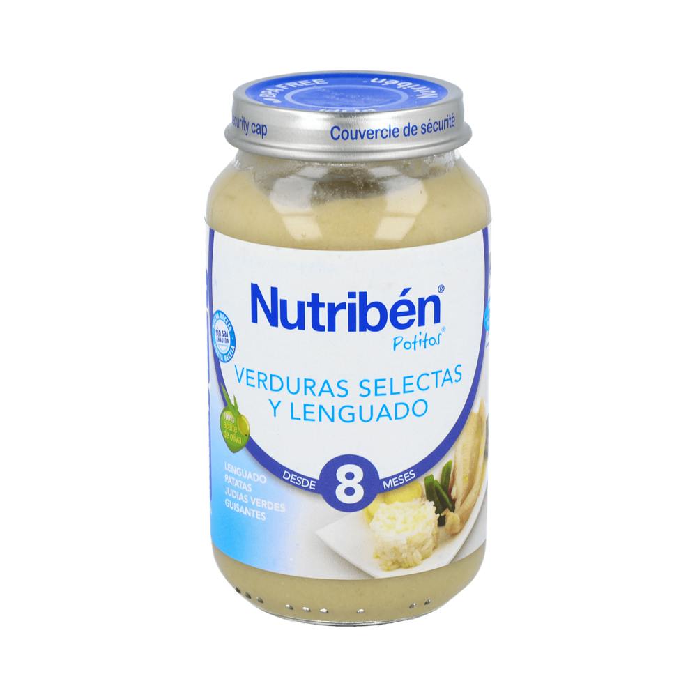NUTRIBEN VERDURA SELECTA Y LENGUADO 1 POTITO GRANDOTE 250 G