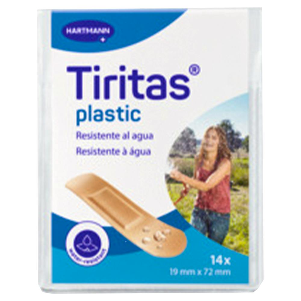 TIRITAS PLASTIC APOSITO ADHESIVO 19 X 72 14 U
