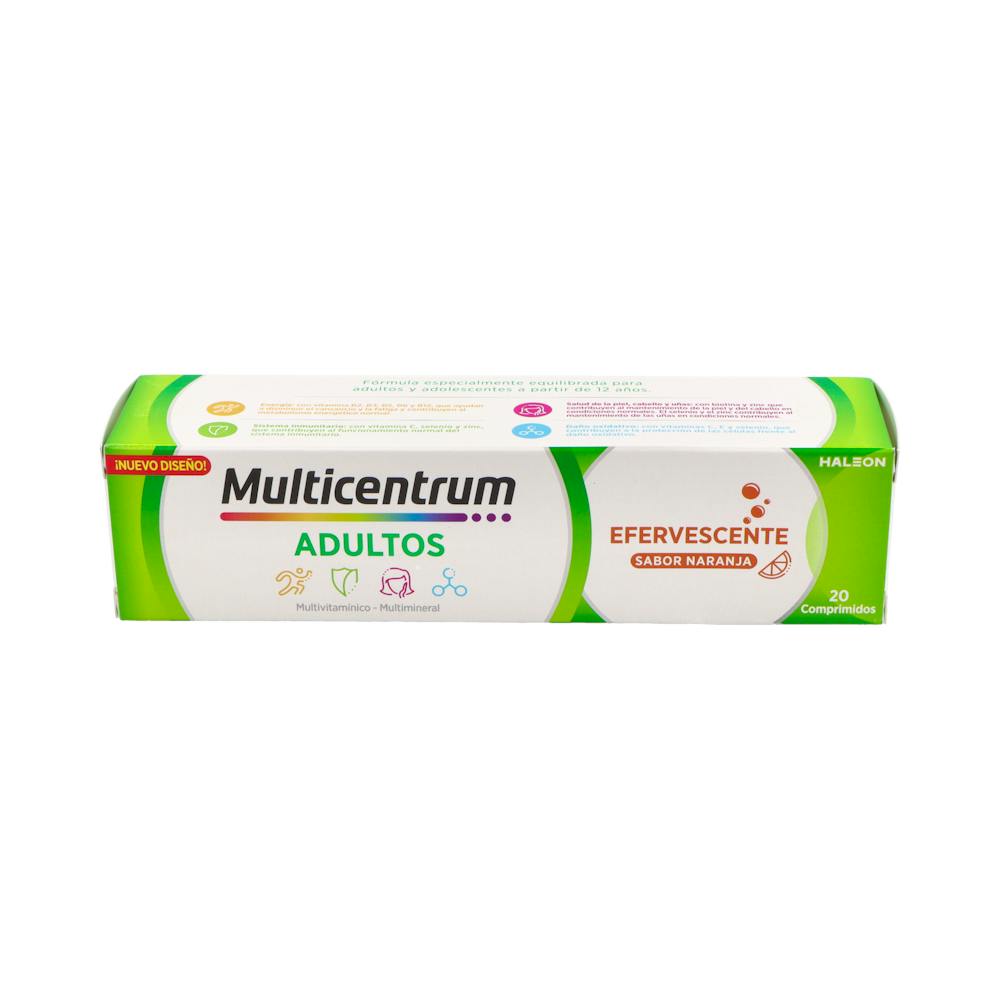 MULTICENTRUM 20 COMPRIMIDOS EFERVESCENTES