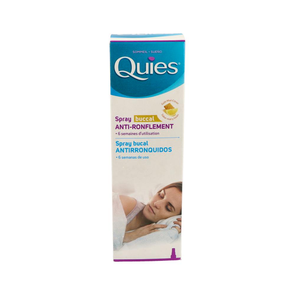 QUIES SPRAY BUCAL ANTIRRONQUIDOS MIEL Y LIMON 70 ML