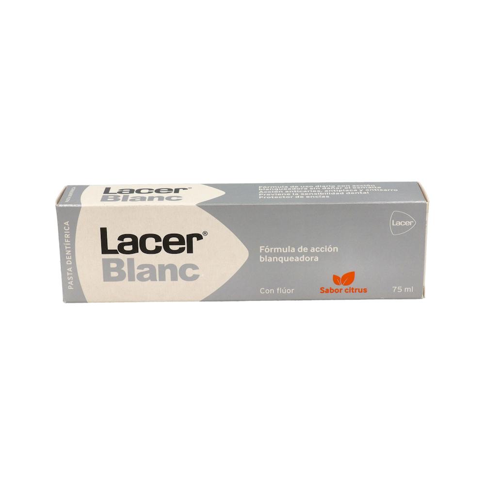 LACERBLANC PLUS BLANQUEADORA USO DIARIO PASTA DENTAL 1 ENVASE 75 ML SABOR D CITRUS