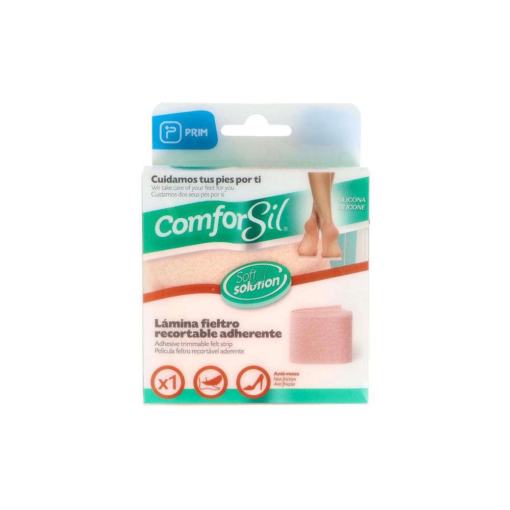 LAMINA DE FIELTRO RECORTABLE PROTECTORA COMFORSIL ADHESIVA