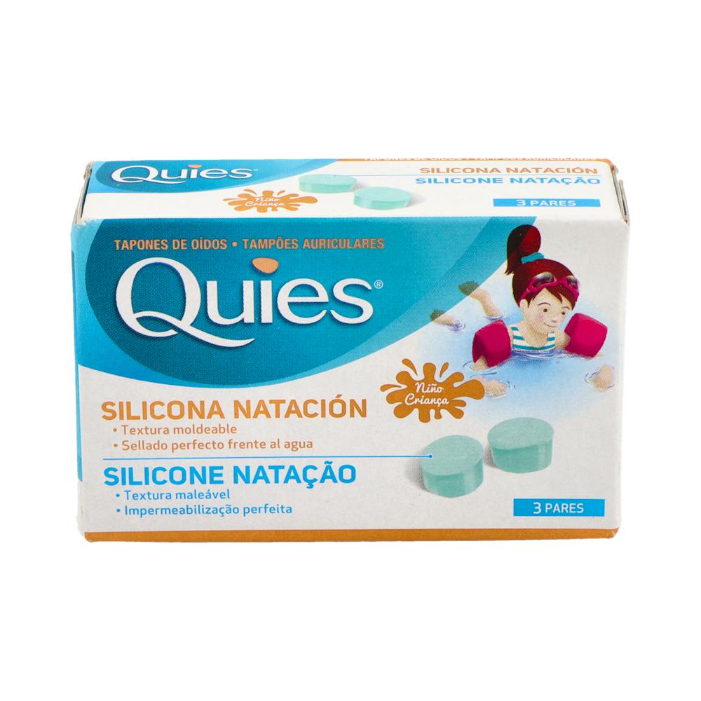 QUIES TAPONES OIDOS NATACION SILICONA 6 U