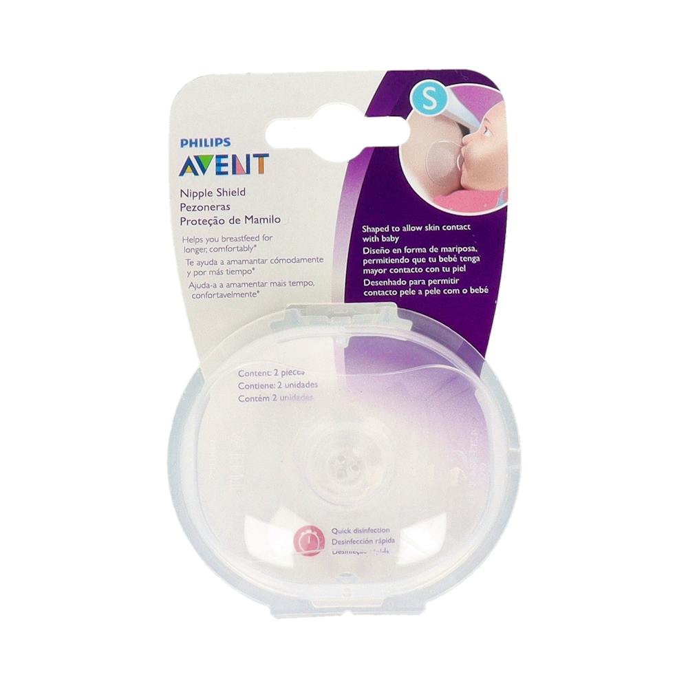 PROTECTOR DE PEZON AVENT PHILIPS MINI 2 UNIDADES TALLA S