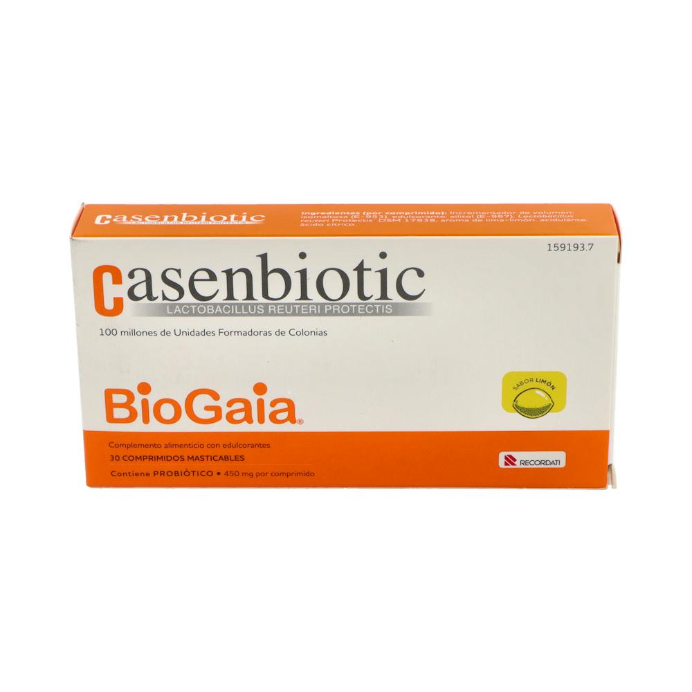 CASENBIOTIC 30 COMPRIMIDOS SABOR LIMON
