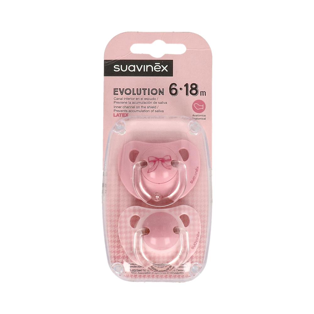 CHUPETE LATEX T ANATOMICA SUAVINEX + 6 MESES ROS
