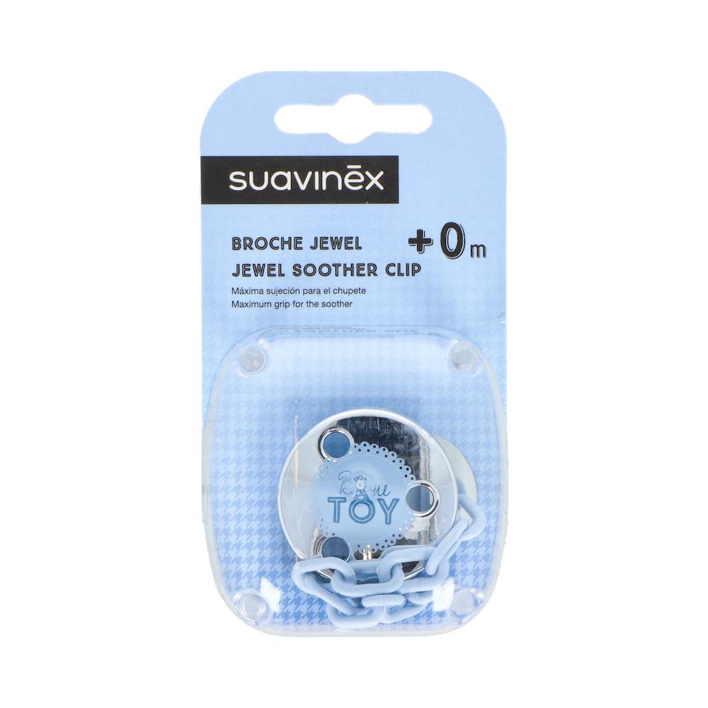 BROCHE DE PINZA SUAVINEX JEWEL AZUL