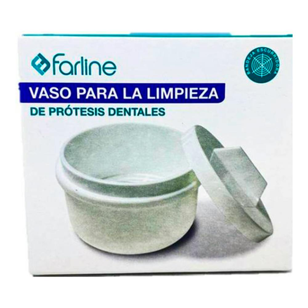 FARLINE VASO LIMPIEZA PROTESIS