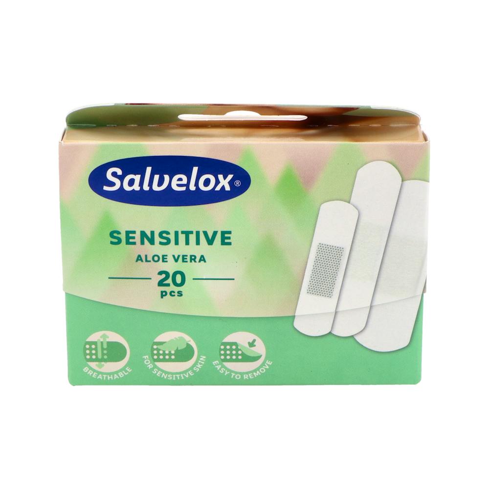 SALVELOX SENSITIVE APOSITO ADHESIVO ALOE VERA VARIOS TAMAÑOS 20 APOSITOS