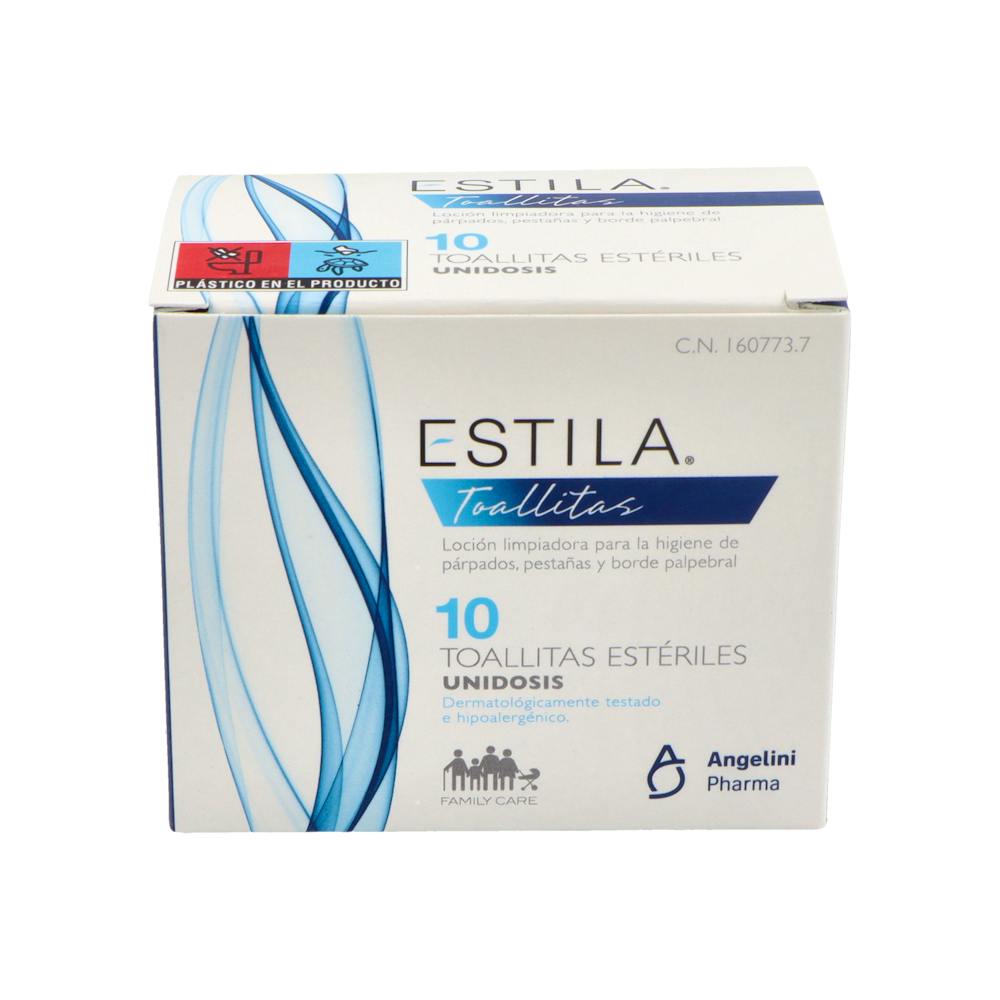 ESTILA TOALLITAS ESTERILES DE UN SOLO USO HIGIEN 10 TOALLITAS