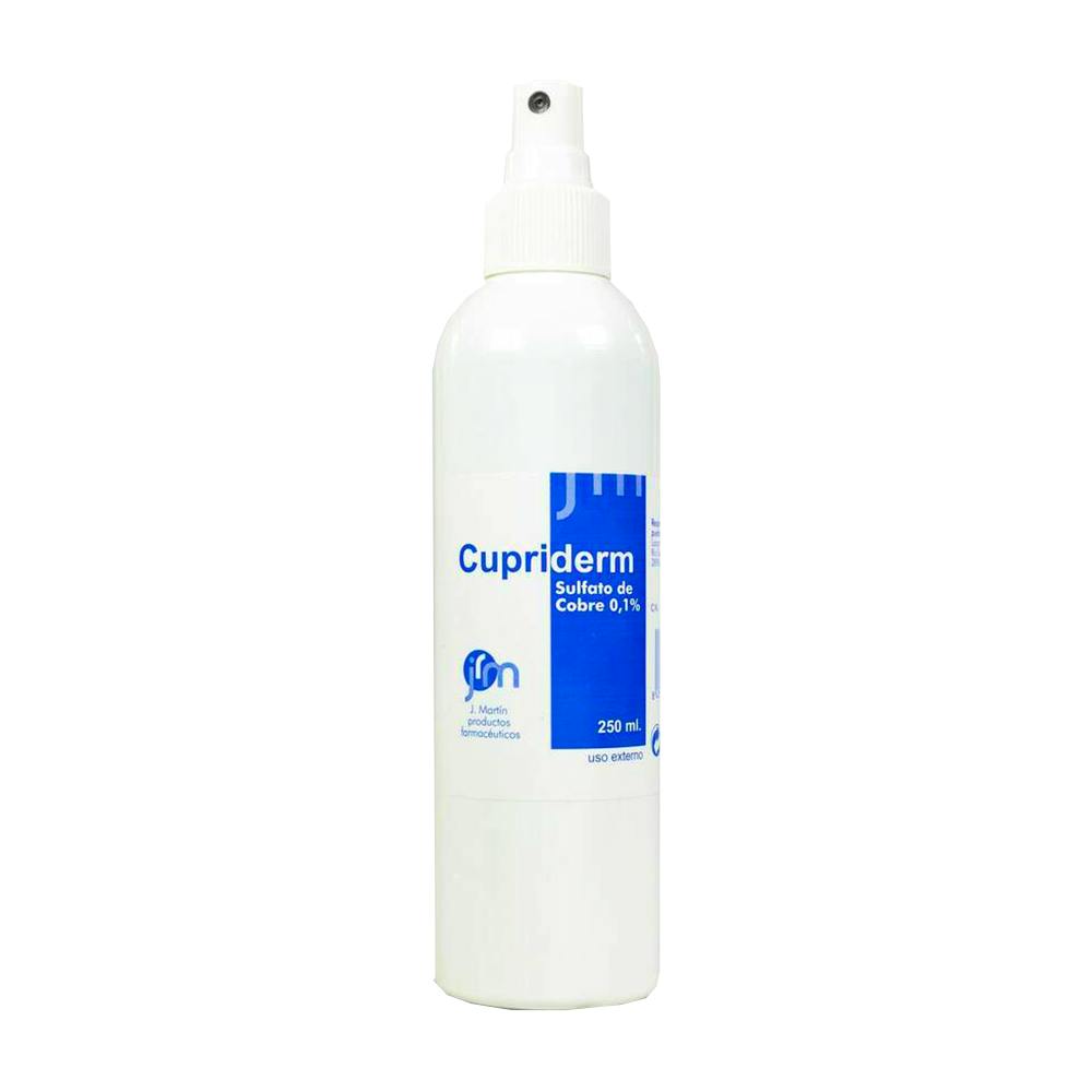CUPRIDERM SULF COBRE01% 250ML