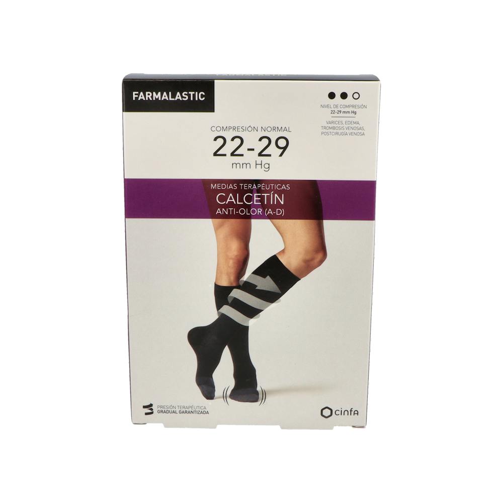CALCETIN COMP NORMAL FARMALASTIC ANTIBACTERIANO