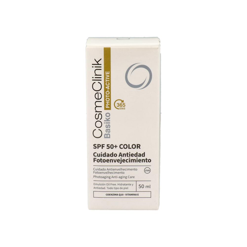 COSMECLINIK BASIKO EMULSION PROTECTORA SPF 50+ COLOR 50 ML