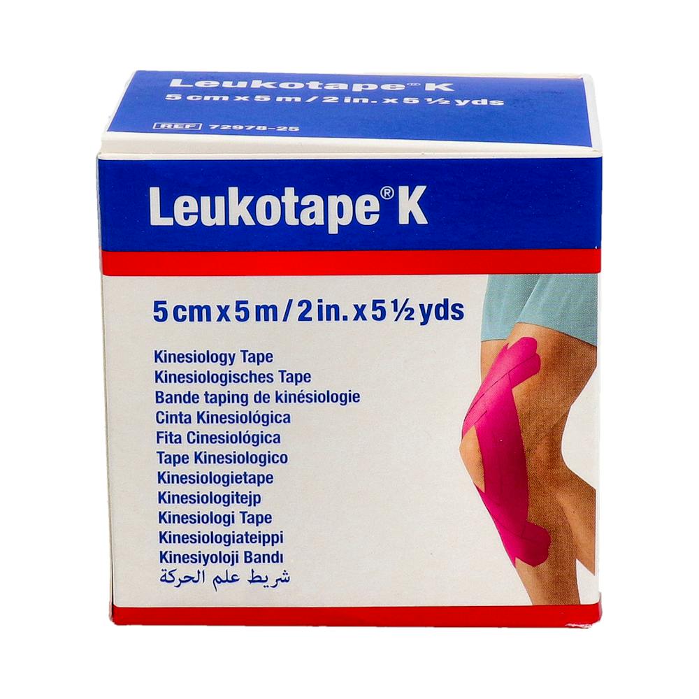 LEUKOTAPE K NEUROMUSCULAR ROSA 5CMX5M
