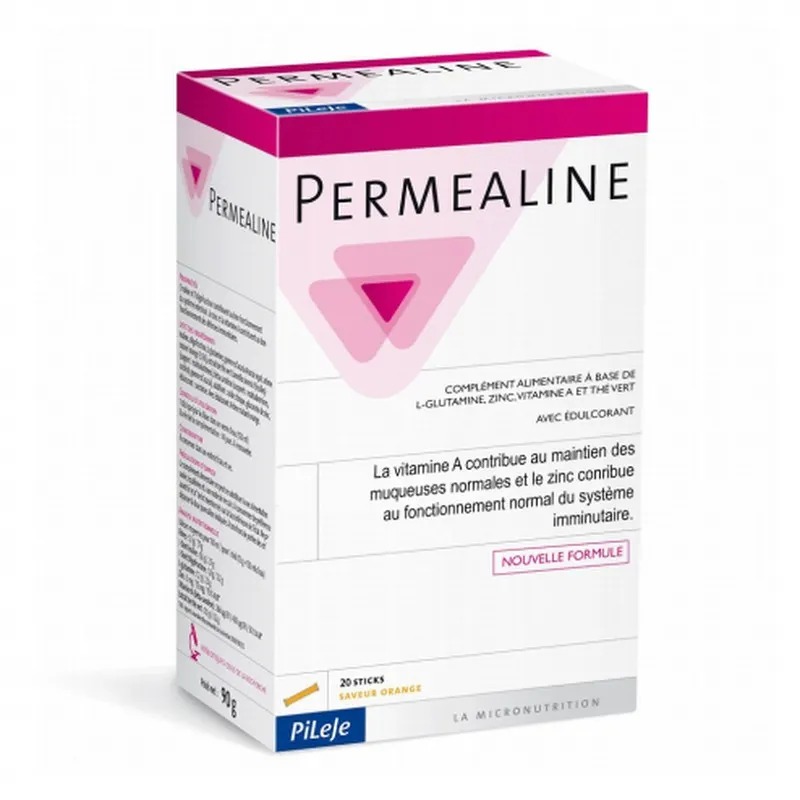 PERMEALINE 20 STICKS SABOR NARANJA