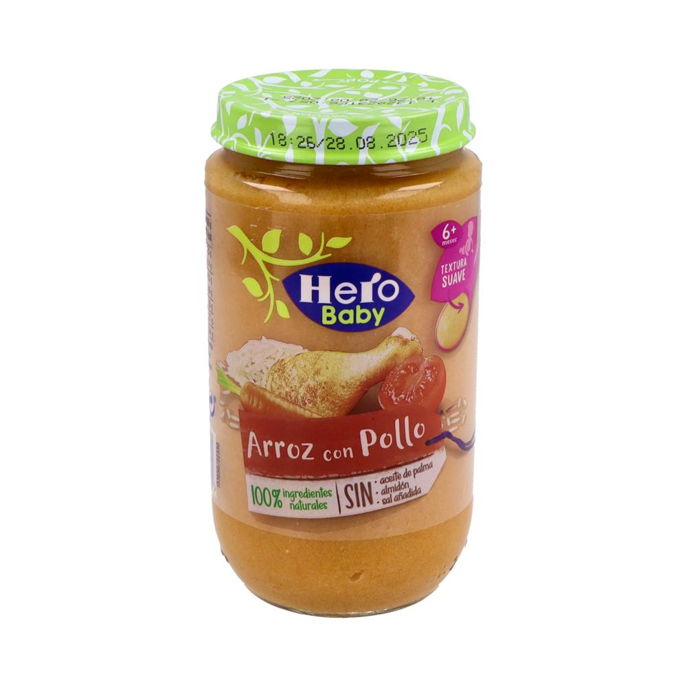 HERO BABY ARROZ CON POLLO 2 TARROS 235 G BIPACK