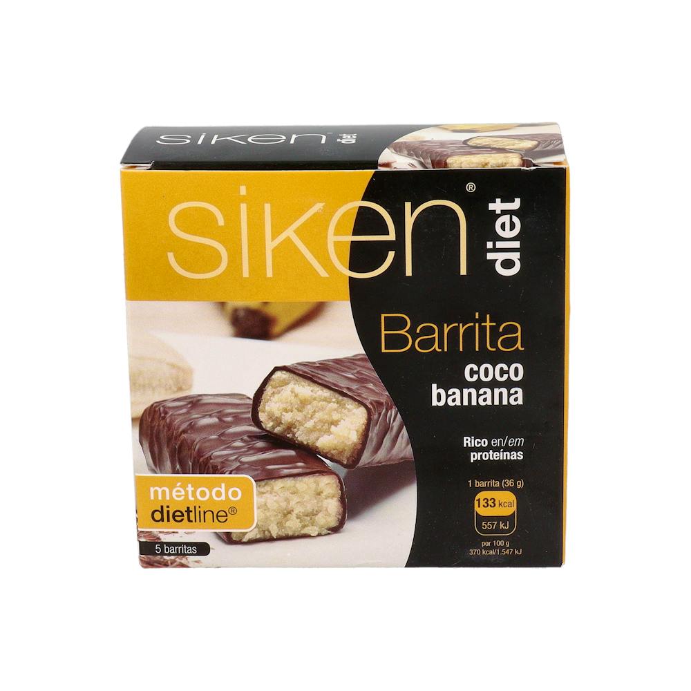 SIKEN DIET BARRITA COCO BANANA 5 BAR 36 G