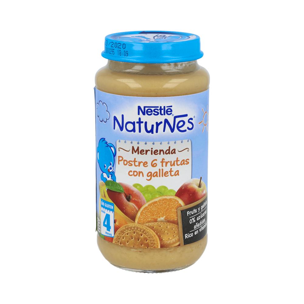 NESTLE PEQUE MERIENDA POSTRE FRUTAS CON GALLETAS
