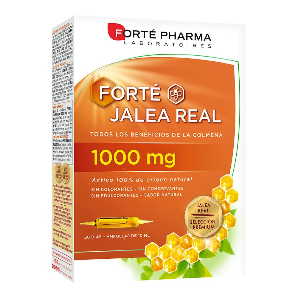FORTE JALEA REAL 1000 MG 20 AMPOLLAS 10 ML