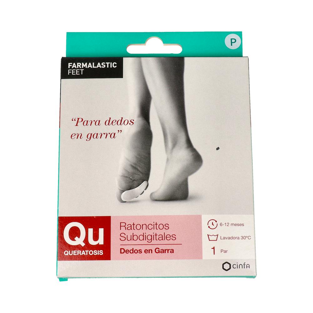 RATONCITOS SUBDIGITALES FARMALASTIC FEET TALLA PEQUEÑA