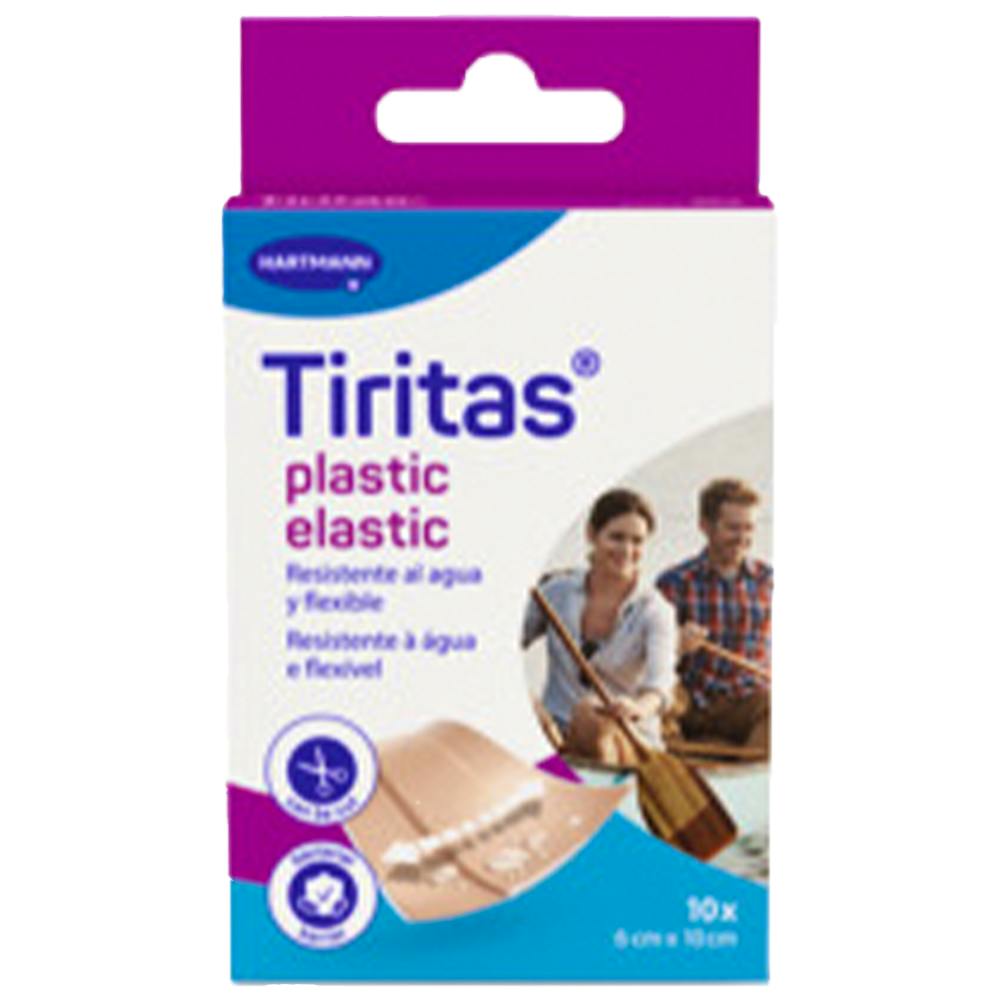 TIRITAS PLASTIC ELASTIC 10 UDS HARTMANN.