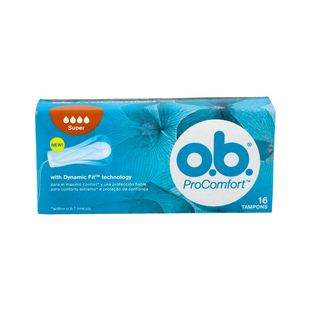 TAMPONES PROCOMFORT OB SUPER 16 TAMPONES