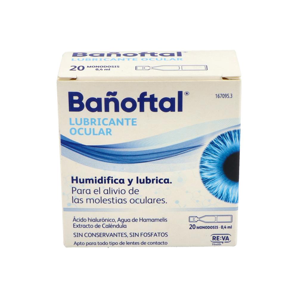 BAÑOFTAL GOTAS OFTALMICAS 20 MONODOSIS 04 ML