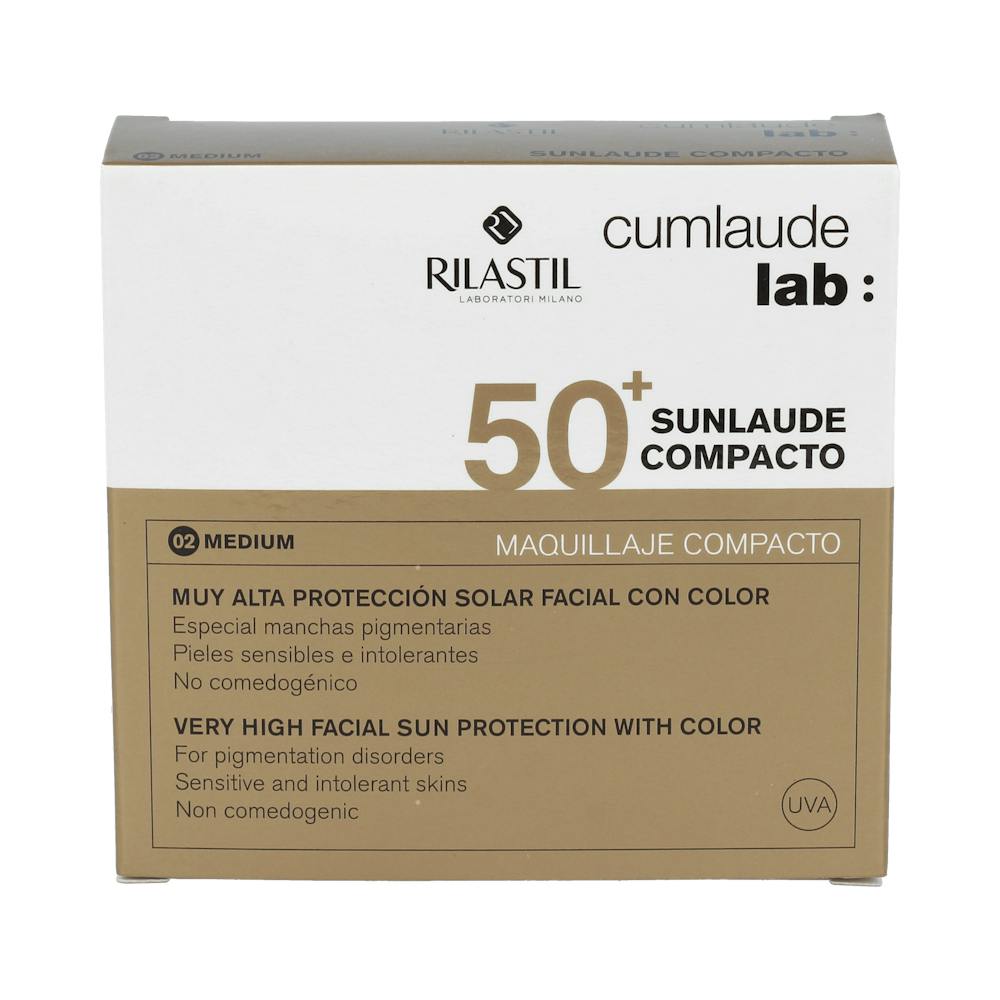 SUNLAUDE IP50+ COMPACTO TONO MEDIUM 10GR