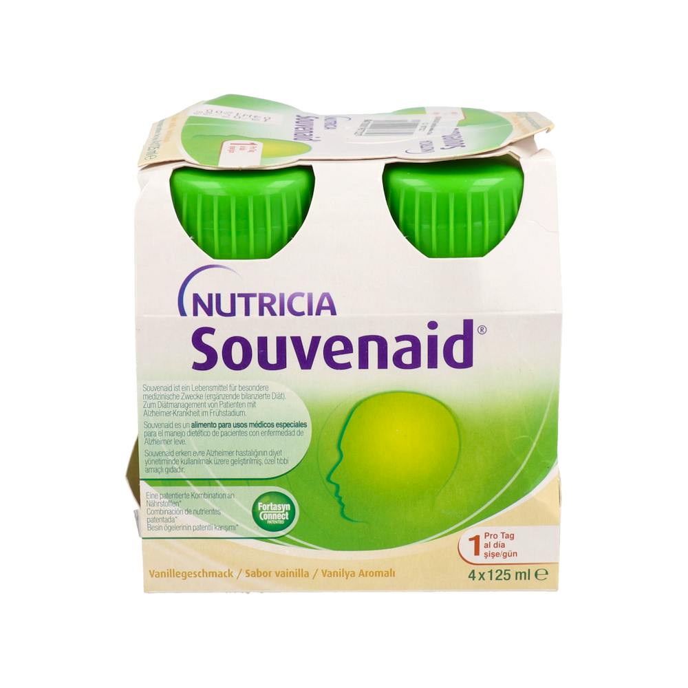 SOUVENAID VAINILLA 125 ML 4 BOTELLAS